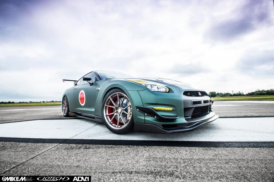 Nissan GT-R Jotech.1 by EVS Motors on ADV.1 Wheels (M.V1 CS) '2015